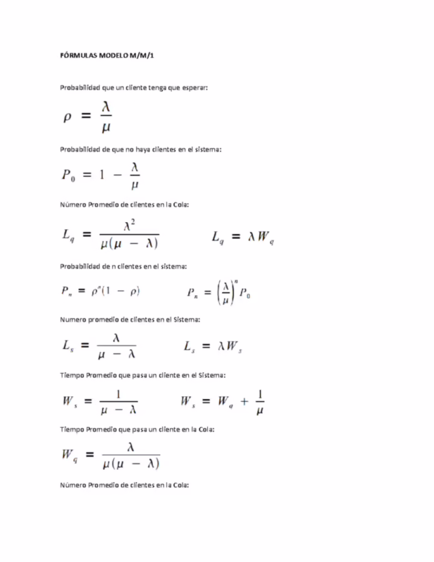 ¿Qué es el modelo M/D/1 en la teoría de colas?