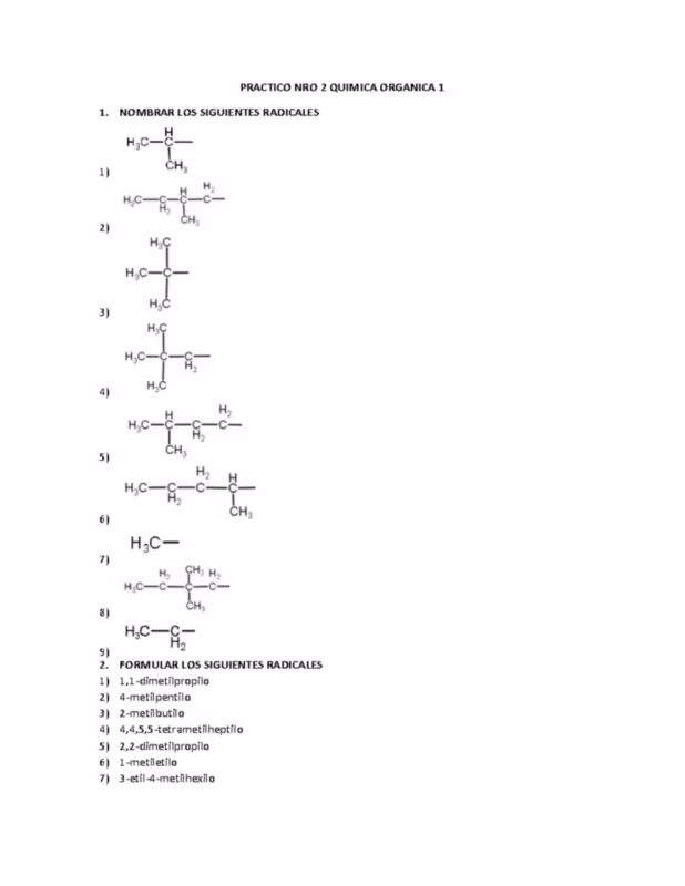 ¿Cuál es la fórmula del radical butilo?