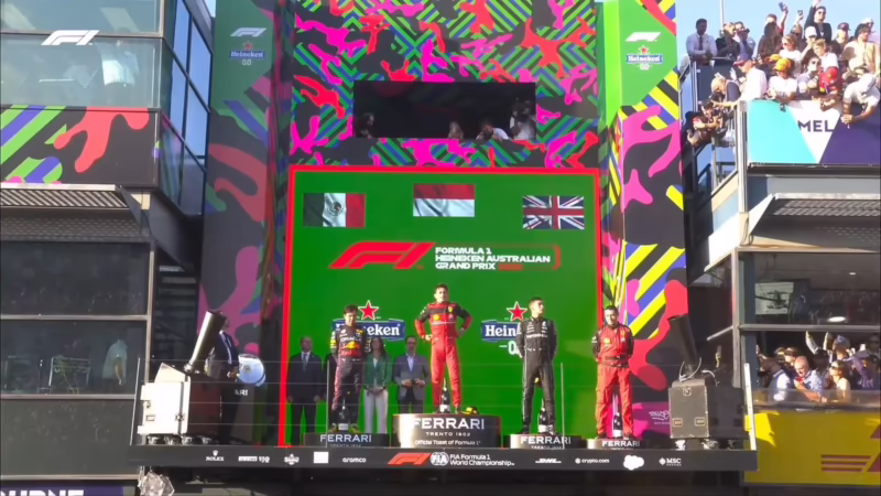 ¿Quién ganó en Australia en la Fórmula 1?