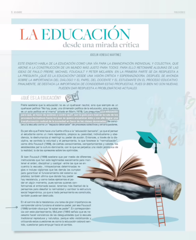¿Cuál es la teoría de Foucault sobre la educación?