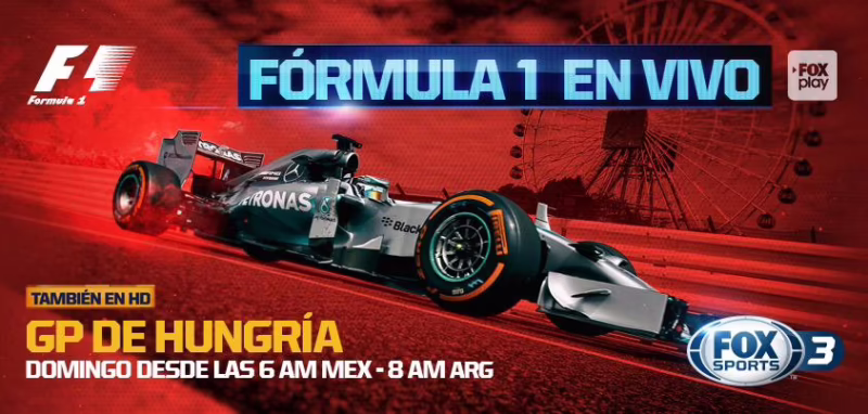 ¿Qué canal Televisa la Fórmula 1 en Hungría?