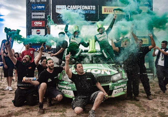¿Quiénes son los campeones argentinos de Rally?
