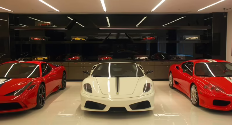 Who is the owner of Gotham garage Ferrari?