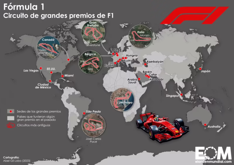 ¿Cuál es el circuito más grande de Fórmula 1?
