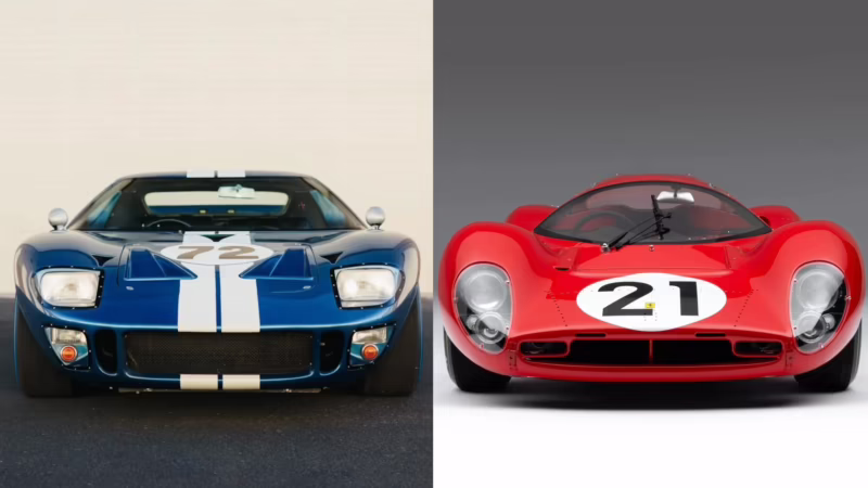 Did Ford vs Ferrari use real GT40s?