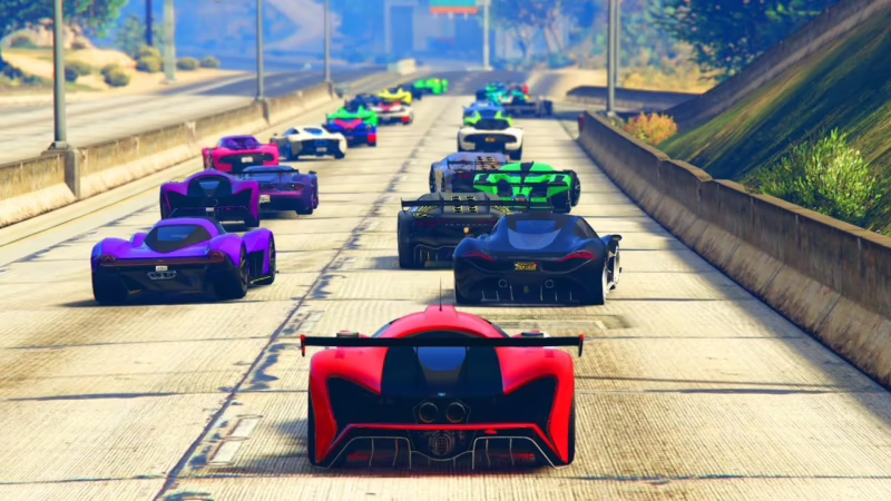 ¿Dónde hay carreras de autos en GTA 5?