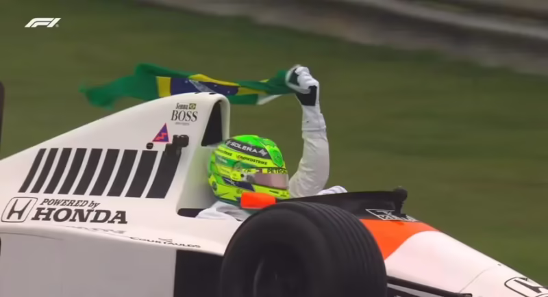 ¿Cuándo corre Hamilton con el McLaren de Senna?