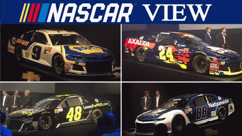 Who are the drivers for Hendrick Motorsports 2018?