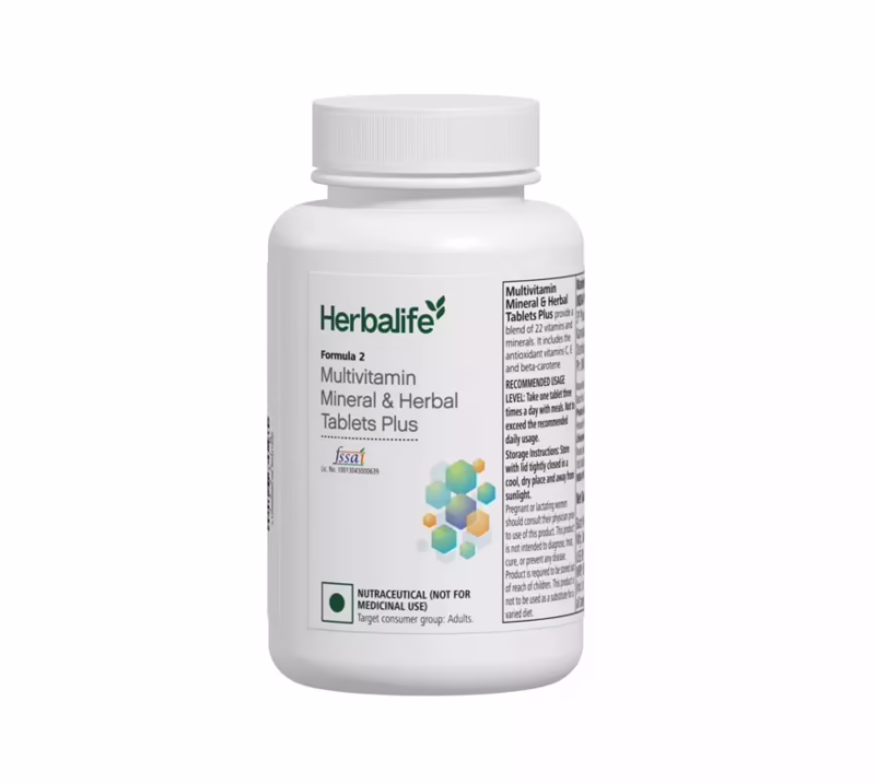 What are the benefits of Herbalife Formula 2 multivitamins?