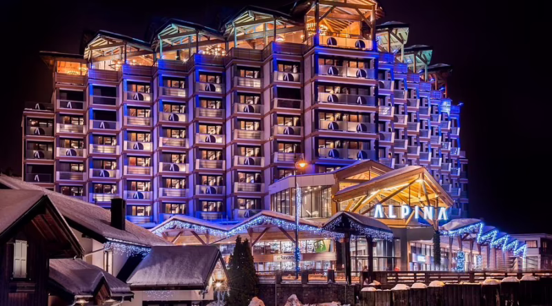 Where is the Alpina eclectic hotel?