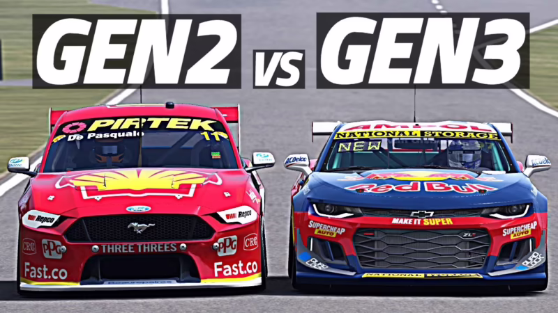 Are V8 Supercars faster than F1?