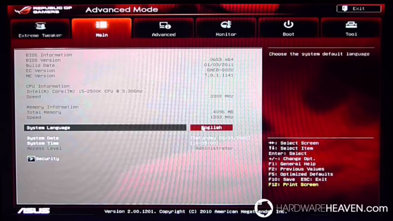 How to get extreme tweaker on asus BIOS?