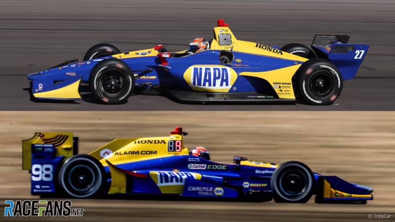 How much slower is IndyCar than Formula One?