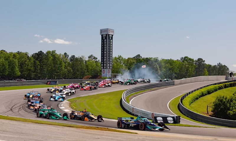 Who won the Indy race at Barber Motorsports Park?