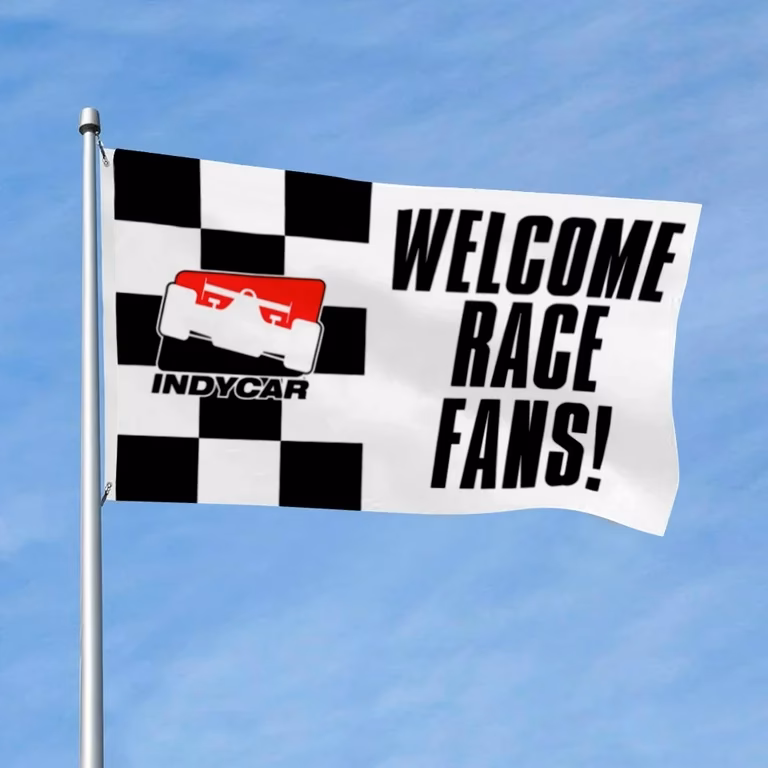 What is the yellow and red flag at the Indy 500?