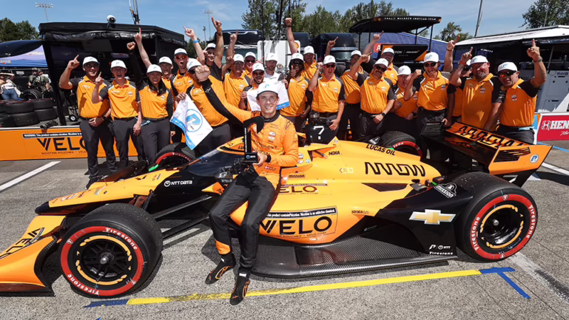 What time is the Portland IndyCar race?