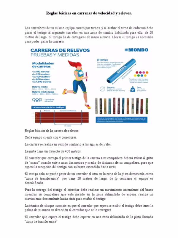 ¿Cuáles son las reglas básicas de la velocidad?