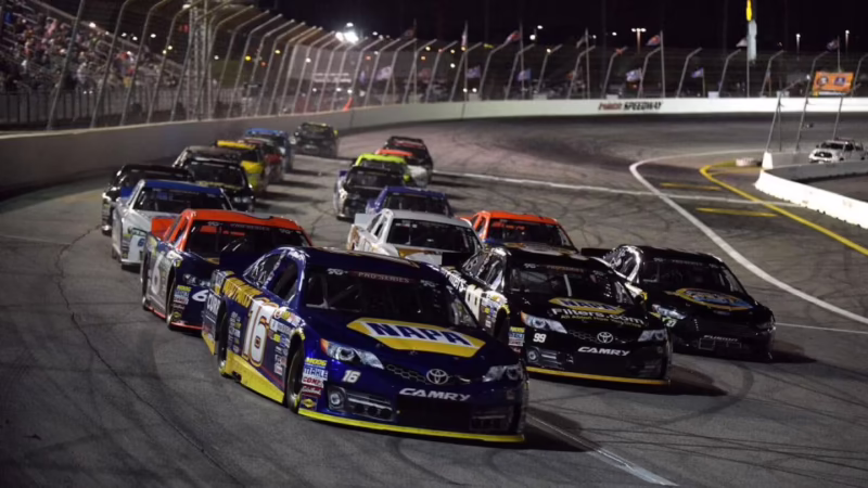 What channel will the Bristol NASCAR race be on?