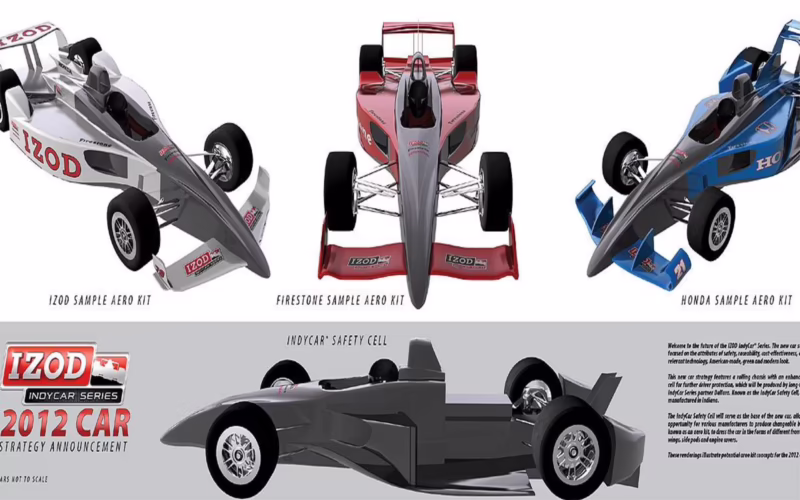 When did Izod sponsor IndyCar?