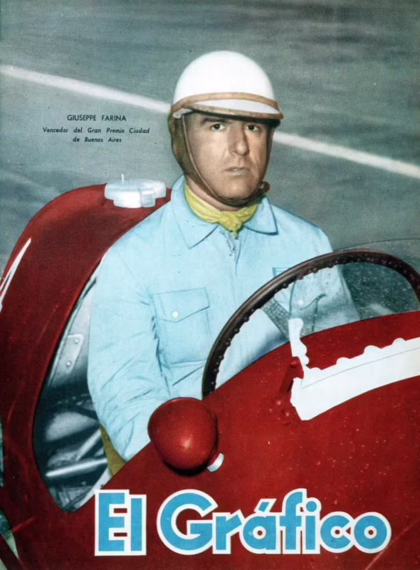 ¿Para qué equipo corrió Farina?