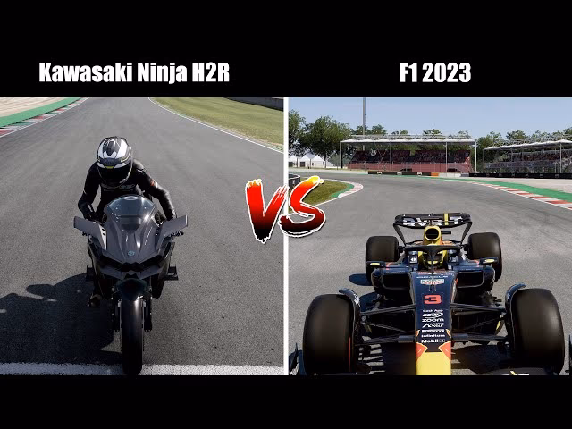 Is H2R faster than F1?