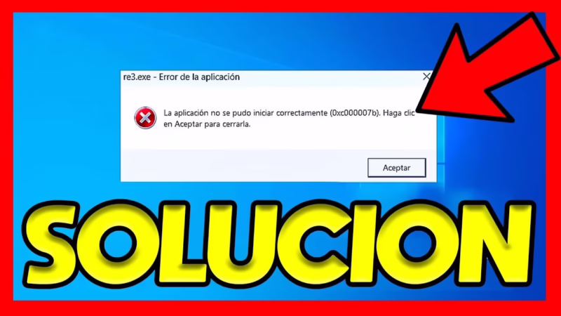 ¿Cómo quitar el error 0xc000007b?