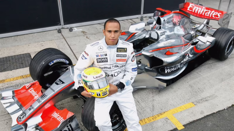How old was Lewis Hamilton when he joined McLaren?