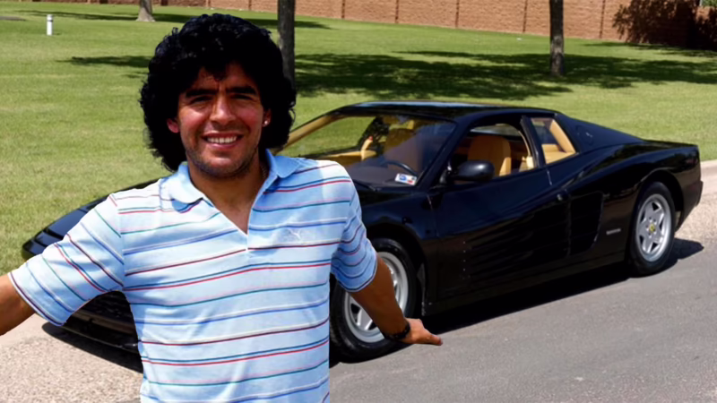 ¿Cuál fue el Ferrari de Maradona?
