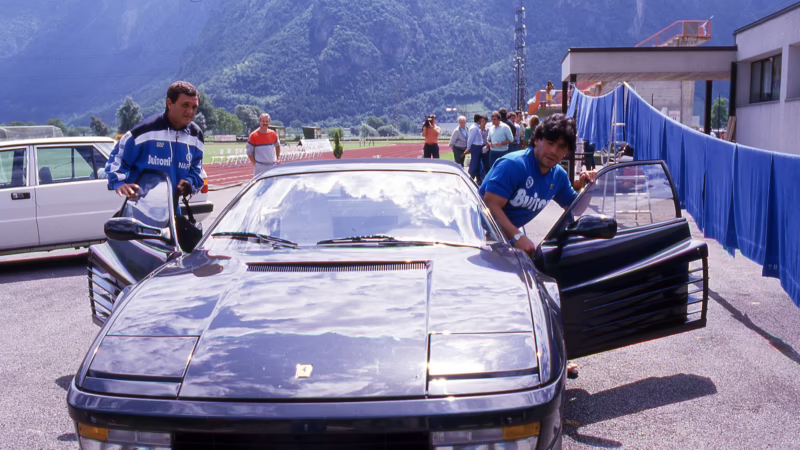 ¿Quién le regaló la Ferrari a Maradona?