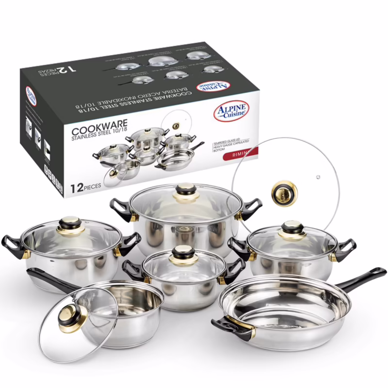 ¿Alpine Cuisine es de acero inoxidable?