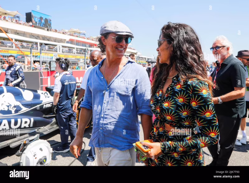 What famous people were at the f1 race in Austin 2025?