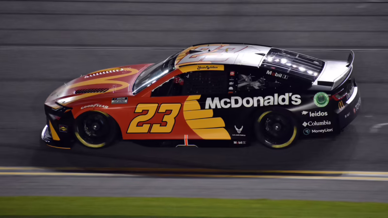 What number is the McDonald's NASCAR?