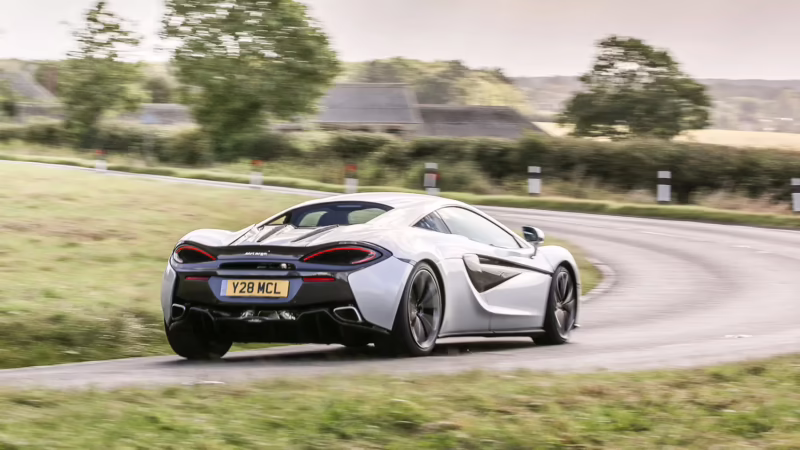 How much horsepower does a 2017 McLaren 540C have?