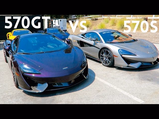 What is the difference between McLaren 570S and 570GT?