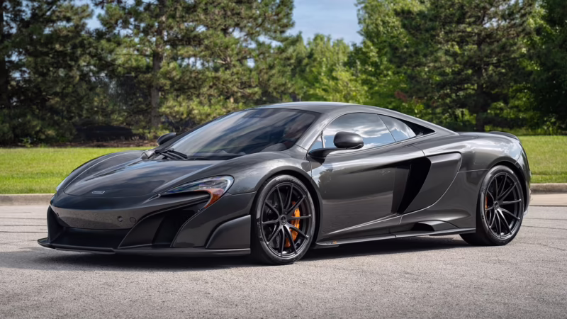 How much horsepower does a 2016 McLaren 675LT have?