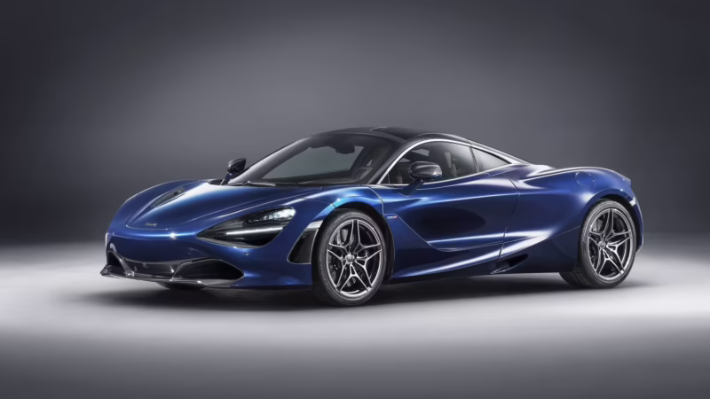 ¿Cuánto vale un McLaren azul?