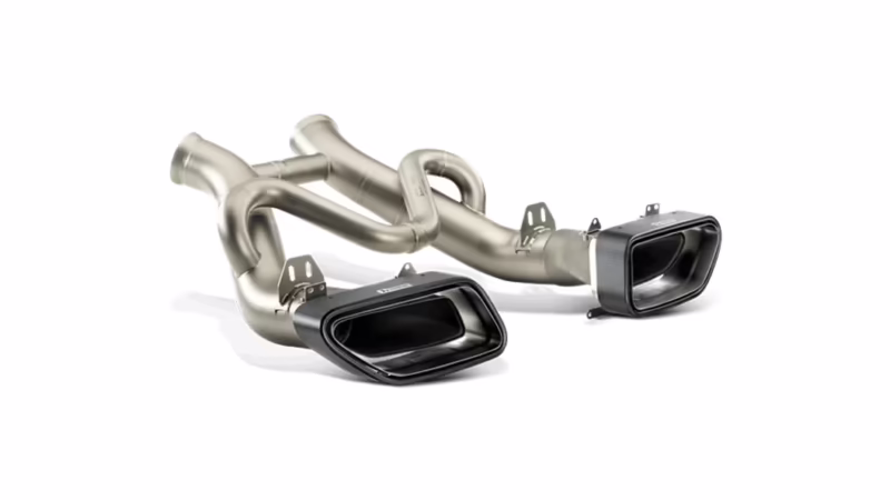 What McLaren has four exhausts?