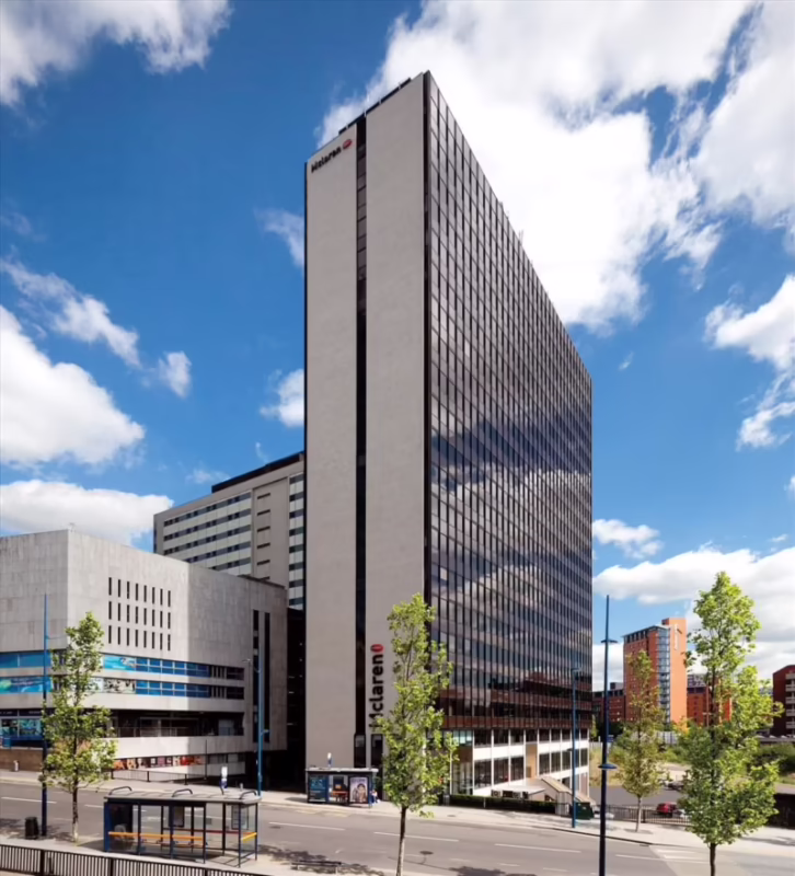 What is the McLaren building in Birmingham?