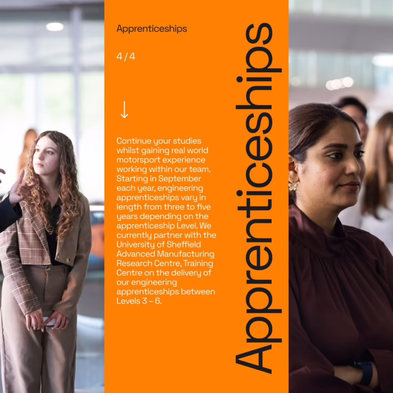 Do F1 teams do degree apprenticeships?