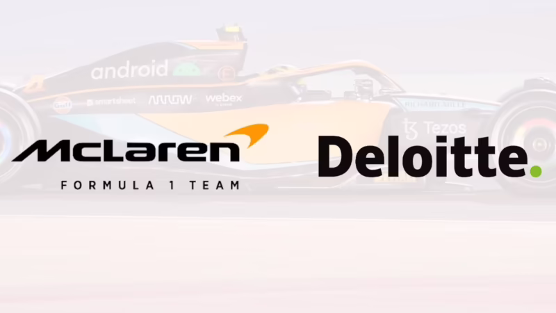 Does Deloitte sponsor McLaren?
