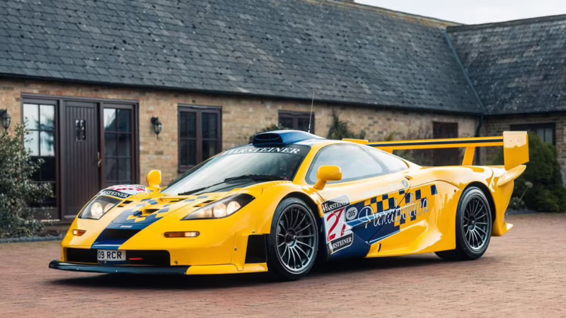 How much does a McLaren F1 GTR cost?