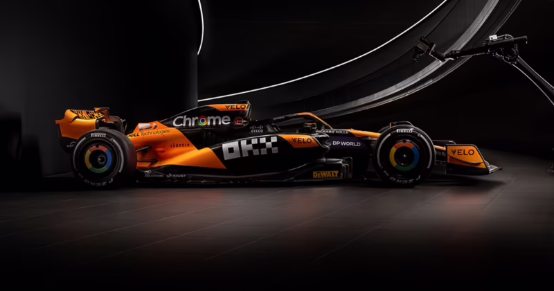 When did McLaren stop being red?