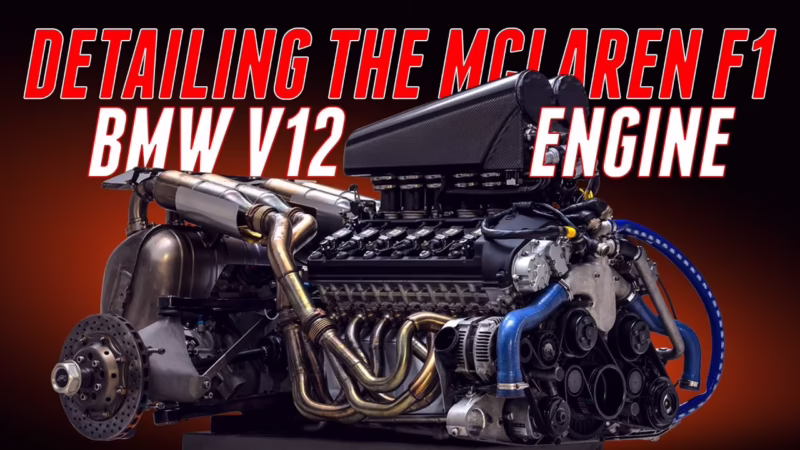 How much horsepower does the McLaren V12 have?