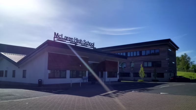 What is the motto of McLaren High School?