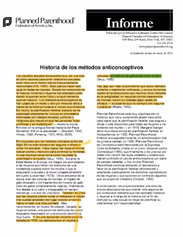 ¿Cuál es el origen de la palabra contracepción?