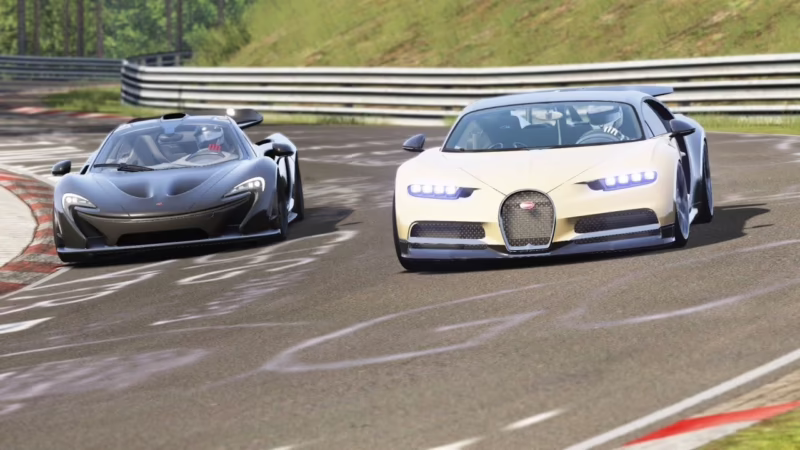 Is the McLaren P1 faster than a Bugatti?