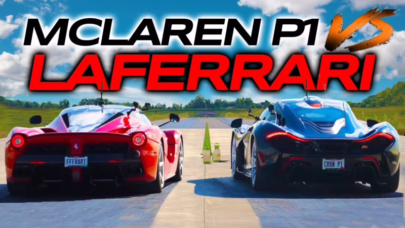 Which is faster, McLaren P1 or Lamborghini Aventador?