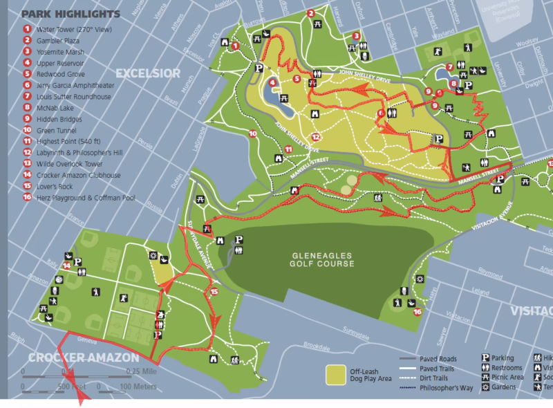 Is McLaren Park bigger than Golden Gate Park?