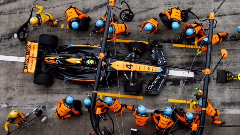What is the fastest pit stop in F1 McLaren?