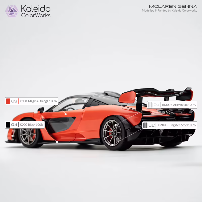 How much is the McLaren Senna blue and orange?